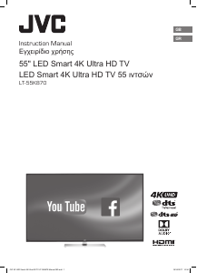 Manual JVC LT-55K870 LED Television