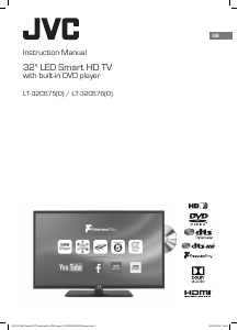 Manual JVC LT-32C675 LED Television