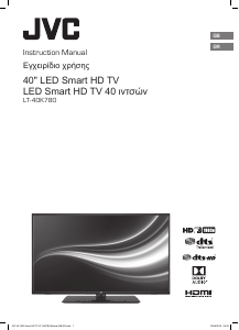 Manual JVC LT-40K780 LED Television