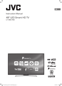 Handleiding JVC LT-48C780 LED televisie