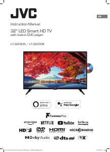 Manual JVC LT-32C605 LED Television