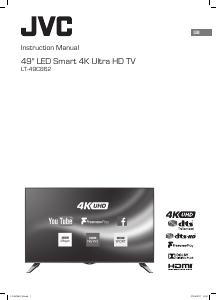 Handleiding JVC LT-49C862 LED televisie