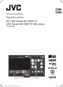 Manual JVC LT-49K880 LED Television