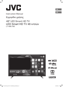 Manual JVC LT-48K780 LED Television