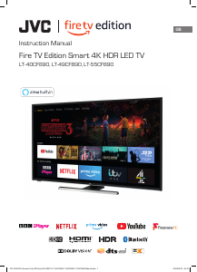 Manual JVC LT-55CF890 LED Television