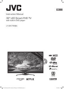 Handleiding JVC LT-32C795 LED televisie