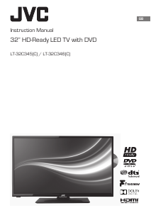 Manual JVC LT-32C345 LED Television