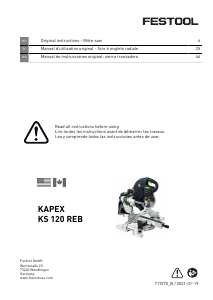 Manual Festool KS 120 REB Mitre Saw