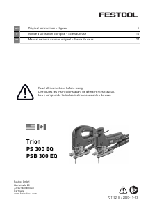 Mode d’emploi Festool PS 300 EQ-Plus Scie sauteuse