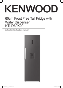 Manual Kenwood KTLD60X20 Refrigerator