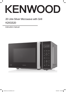 Manual Kenwood K20GS20 Microwave