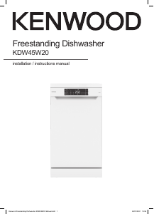 Handleiding Kenwood KDW45W20 Vaatwasser