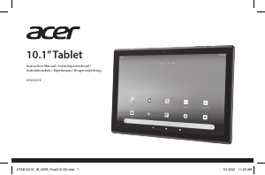 Manual Acer ATAB1021E Tablet