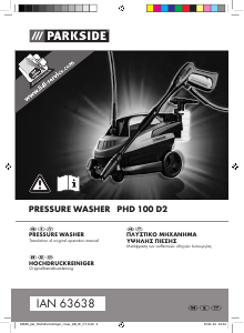 Manual Parkside IAN 63638 Pressure Washer