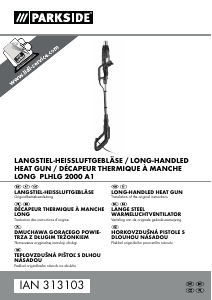 Manual Parkside PLHLG 2000 A1 Heat Gun