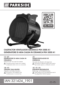 Manual Parkside IAN 321424 Aquecedor