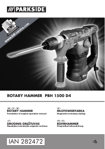 Manual Parkside PBH 1500 D4 Rotary Hammer