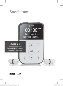 Handleiding Sandstrøm SJUGOBL15E Radio