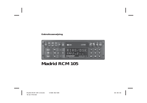 Handleiding Blaupunkt Madrid RCM 105 Autoradio