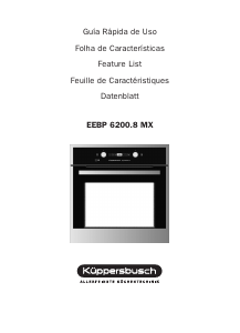 Bedienungsanleitung Küppersbusch EEBP 6200.8 MX Backofen