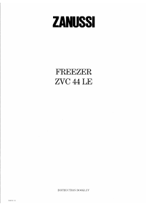 Manual Zanussi ZVC 44 LE Freezer