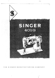 Manual Singer 401G Sewing Machine