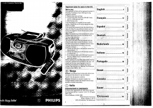 Handleiding Philips AZ1025 Stereoset