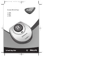 Mode d’emploi Philips EXP200 Lecteur CD portable