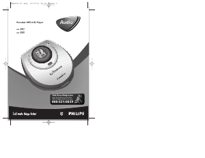 Mode d’emploi Philips EXP201 Lecteur CD portable