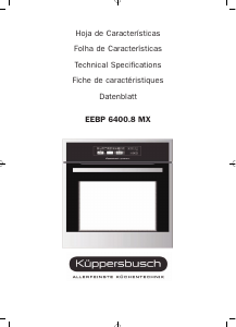Bedienungsanleitung Küppersbusch EEBP 6400.8 MX Backofen