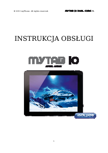 Instrukcja myTAB 10 Tablet