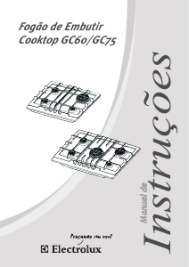 Manual Electrolux GC60X Placa