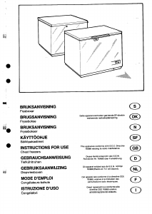 Bruksanvisning Electrolux GTE3100 Frys