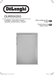 Manual DeLonghi DUR55X20G Refrigerator