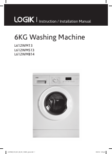 Manual Logik L612WM13 Washing Machine