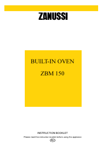 Bruksanvisning Zanussi ZBM150X Ugn