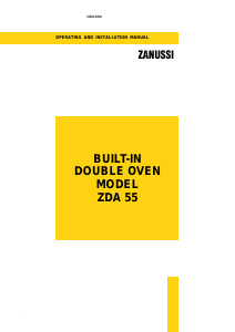 Handleiding Zanussi ZDA55W Oven