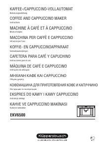 Bedienungsanleitung Küppersbusch EKV 6500.0 BC Kaffeemaschine