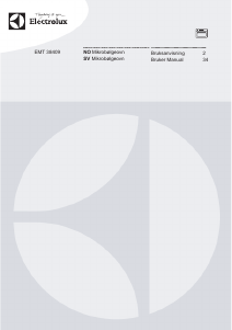 Bruksanvisning Electrolux EMT38409OX Mikrobølgeovn