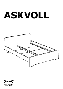 Mode d’emploi IKEA ASKVOLL Cadre de lit