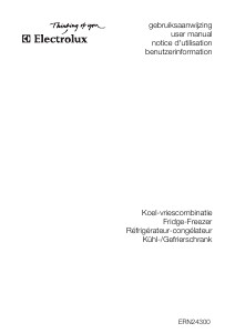 Bedienungsanleitung Electrolux ERN24300 Kühl-gefrierkombination