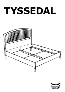 Manuale IKEA TYSSEDAL Struttura letto