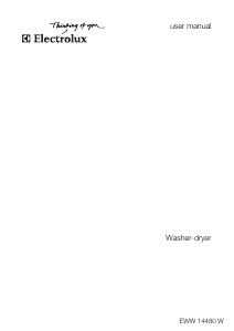 Manual Electrolux EWW14480W Washer-Dryer