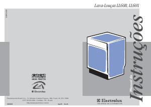 Manual Electrolux LL60B Máquina de lavar louça