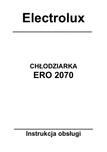 Instrukcja Electrolux ERO2070 Lodówka
