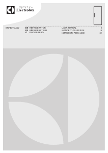 Manual Electrolux ERF4011AOW Refrigerator