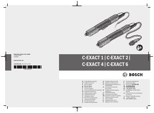 Návod Bosch C-EXACT 6 Skrutkovač