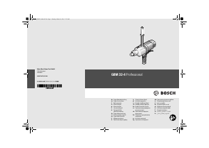 Návod Bosch GBM 32-4 Príklepová vŕtačka