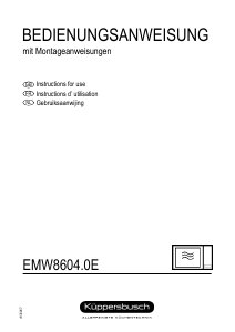 Bedienungsanleitung Küppersbusch EMW 8604.0 E Mikrowelle