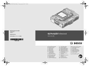 Kullanım kılavuzu Bosch GLI PortaLED 238 Lamba